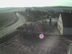 Vjezd do obce ze severu