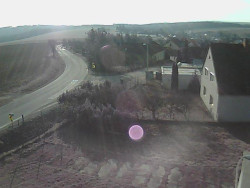 Vjezd do obce ze severu