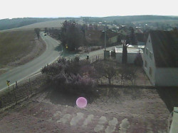 Vjezd do obce ze severu