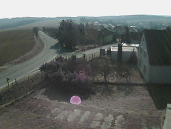 Vjezd do obce ze severu