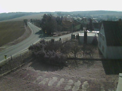 Vjezd do obce ze severu