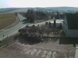 Vjezd do obce ze severu