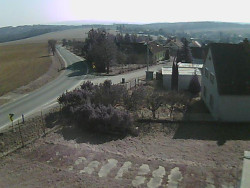 Vjezd do obce ze severu