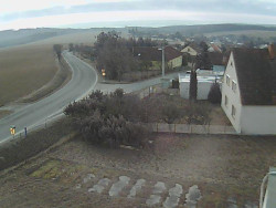 Vjezd do obce ze severu