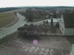 Vjezd do obce ze severu