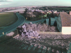 Vjezd do obce ze severu