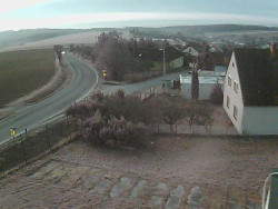 Vjezd do obce ze severu