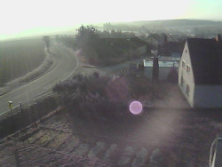 Vjezd do obce ze severu