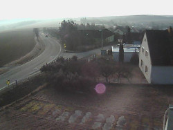 Vjezd do obce ze severu