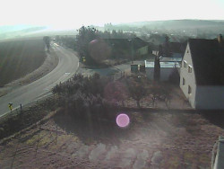 Vjezd do obce ze severu