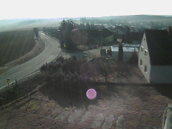 Vjezd do obce ze severu