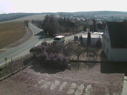 Vjezd do obce ze severu