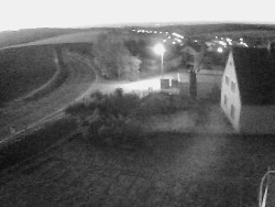 Vjezd do obce ze severu