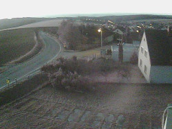 Vjezd do obce ze severu