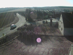 Vjezd do obce ze severu