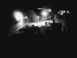 Vjezd do obce ze severu