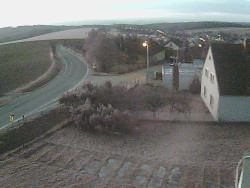 Vjezd do obce ze severu