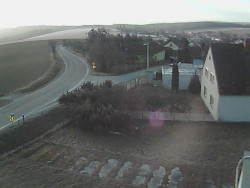 Vjezd do obce ze severu