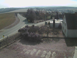 Vjezd do obce ze severu