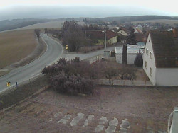 Vjezd do obce ze severu