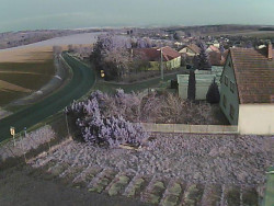 Vjezd do obce ze severu