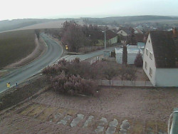 Vjezd do obce ze severu