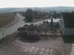 Vjezd do obce ze severu