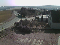 Vjezd do obce ze severu