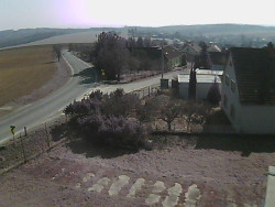 Vjezd do obce ze severu