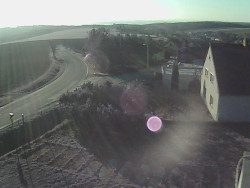 Vjezd do obce ze severu