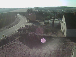 Vjezd do obce ze severu