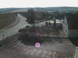 Vjezd do obce ze severu