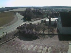 Vjezd do obce ze severu