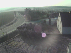 Vjezd do obce ze severu