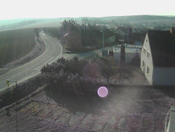 Vjezd do obce ze severu