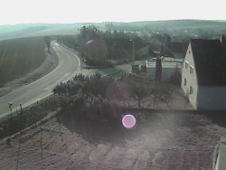 Vjezd do obce ze severu