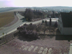 Vjezd do obce ze severu