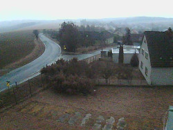 Vjezd do obce ze severu