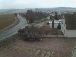 Vjezd do obce ze severu