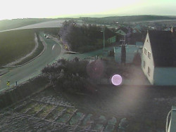 Vjezd do obce ze severu