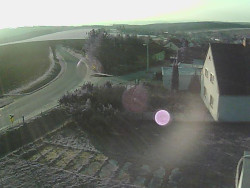 Vjezd do obce ze severu