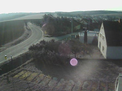 Vjezd do obce ze severu