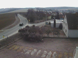 Vjezd do obce ze severu