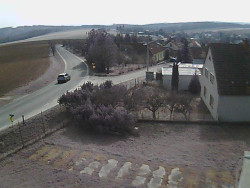 Vjezd do obce ze severu