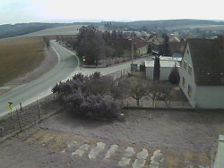 Vjezd do obce ze severu