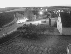 Vjezd do obce ze severu