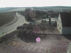 Vjezd do obce ze severu