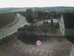 Vjezd do obce ze severu