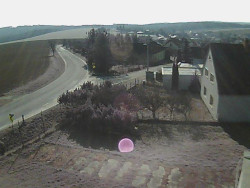 Vjezd do obce ze severu