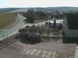 Vjezd do obce ze severu